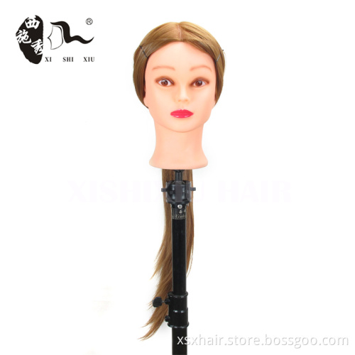 human hair training mannequin head black afro